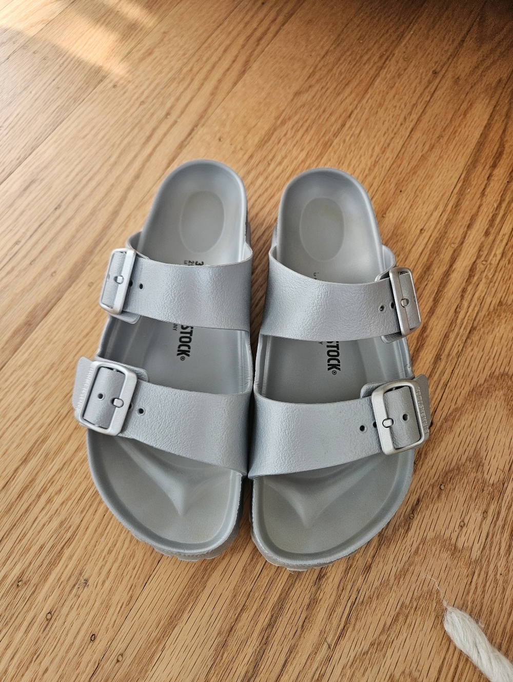 Birkenstock Silver Eva Sandals EU39/US 8